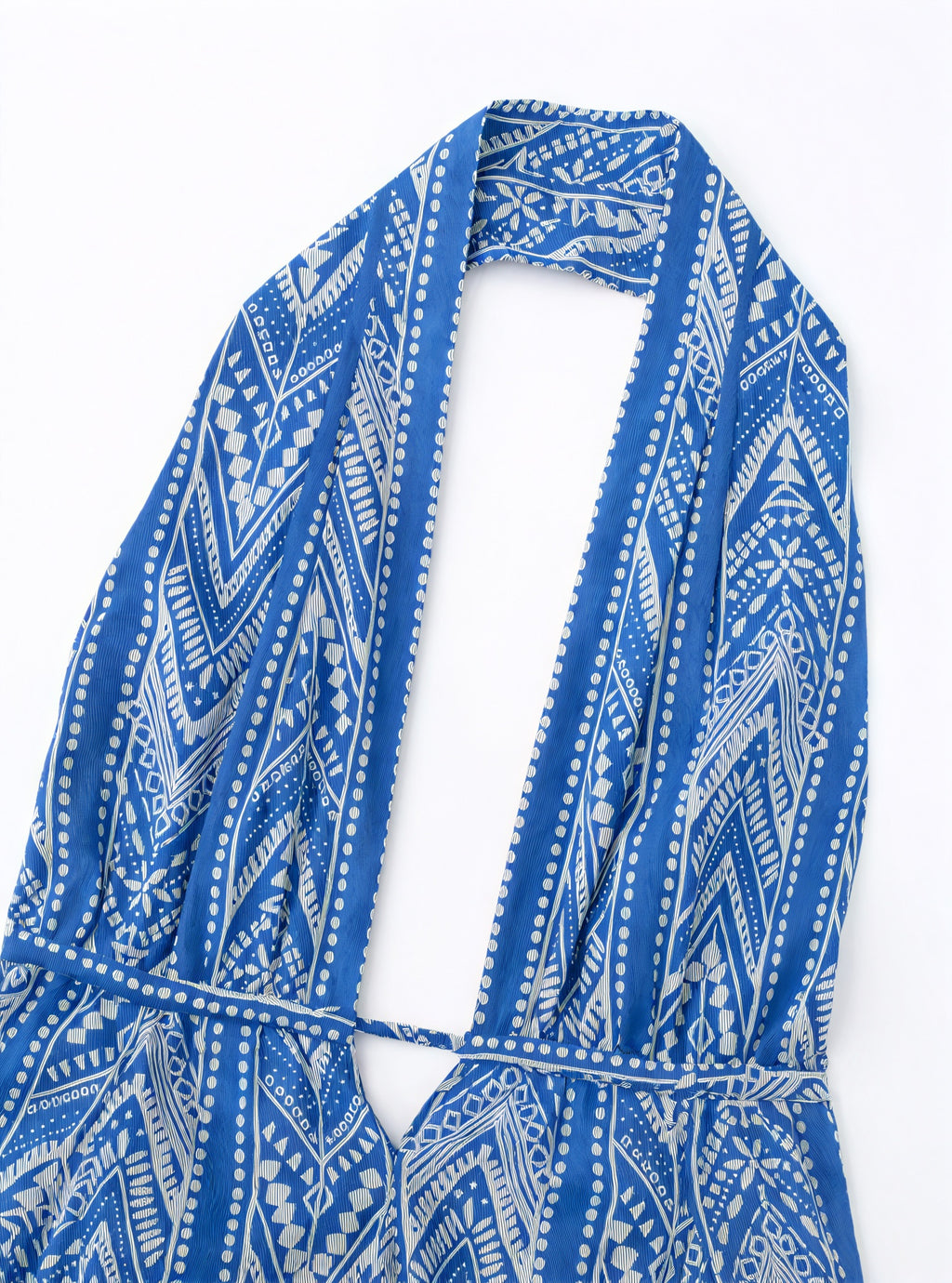 Fließendes Sommerkleid mit Neckholder