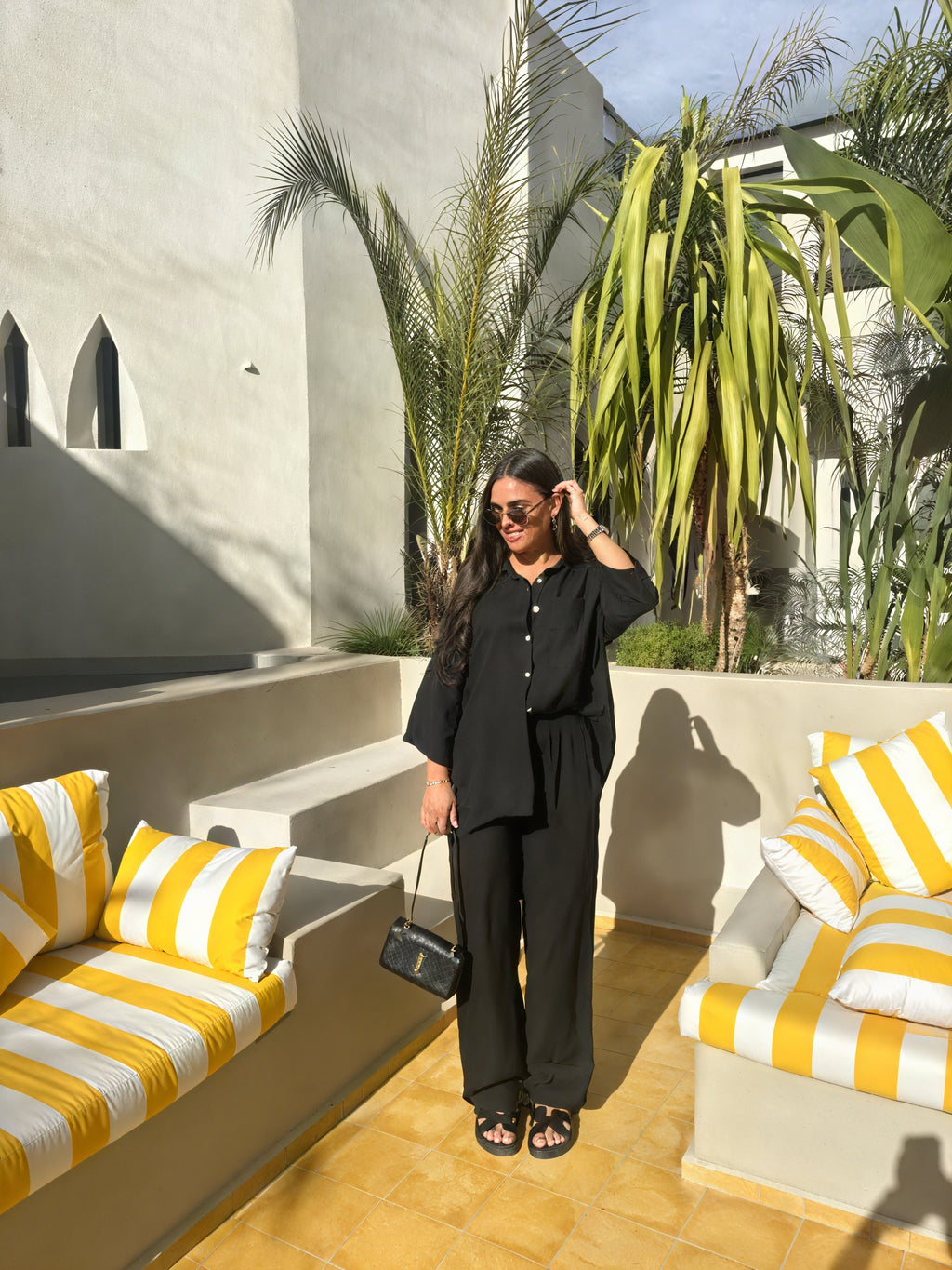 Damen Leinen Zweiteiler – Hemd & Hose Set, Entspannter Schnitt, Mehrfarbig-82126-161ad74e-759c-4728-88a1-df37da69f5f7