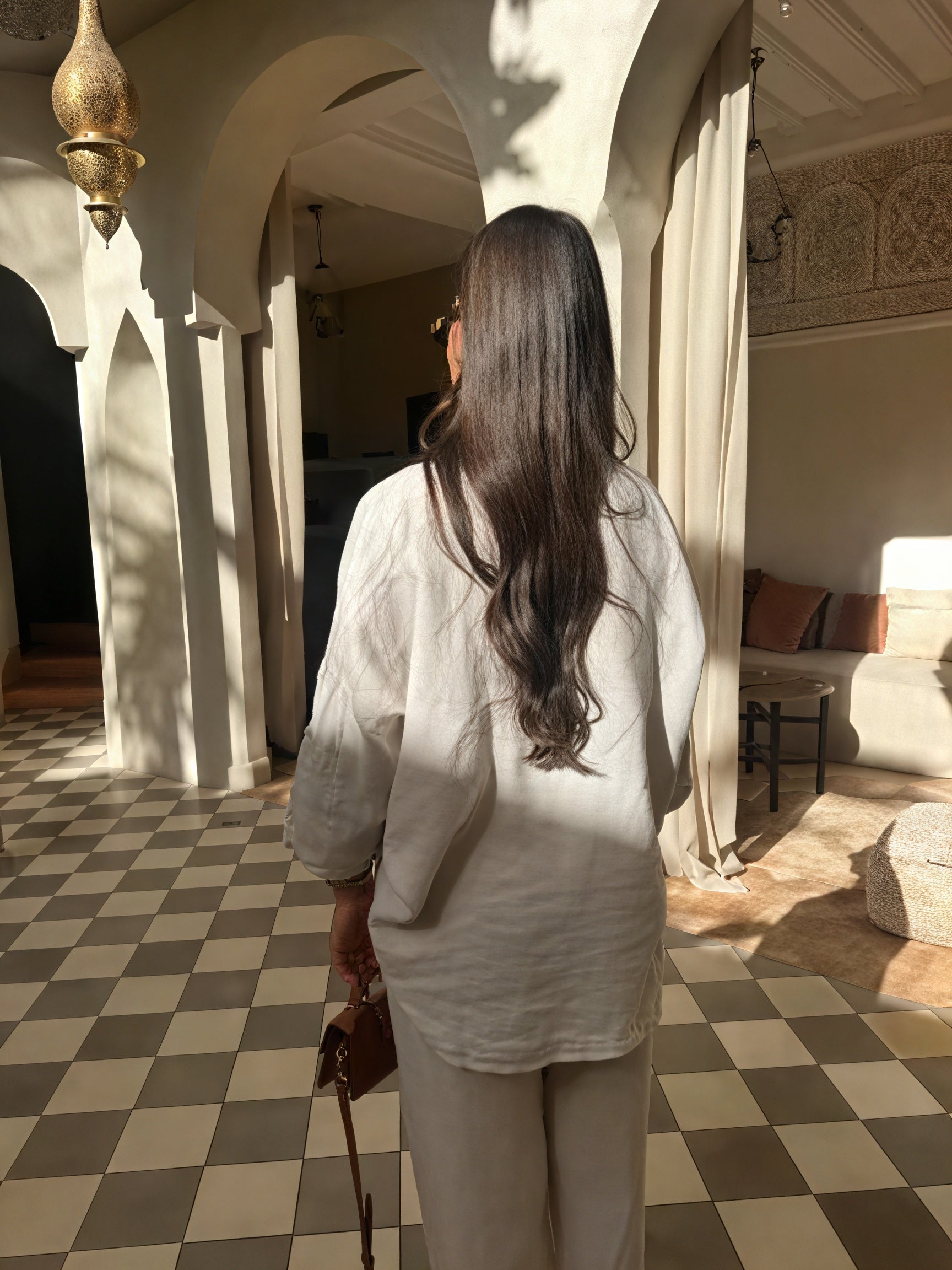 Damen Leinen Zweiteiler – Hemd & Hose Set, Entspannter Schnitt, Mehrfarbig-82126-0a249b0a-7b99-4fab-93b8-f2d77c653527