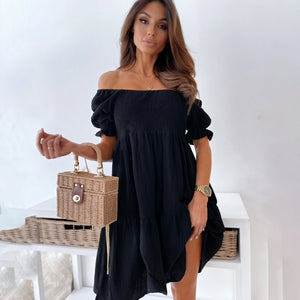 Sommerliches Kleid mit A-Linien-Schnitt