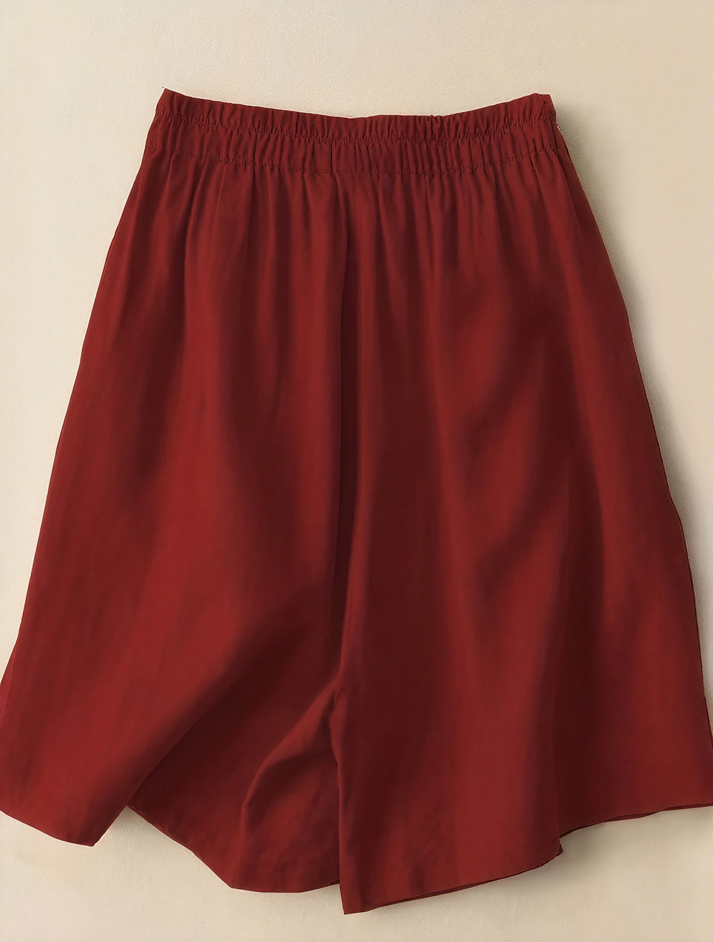 High-Waist Shorts mit Weitem Bein