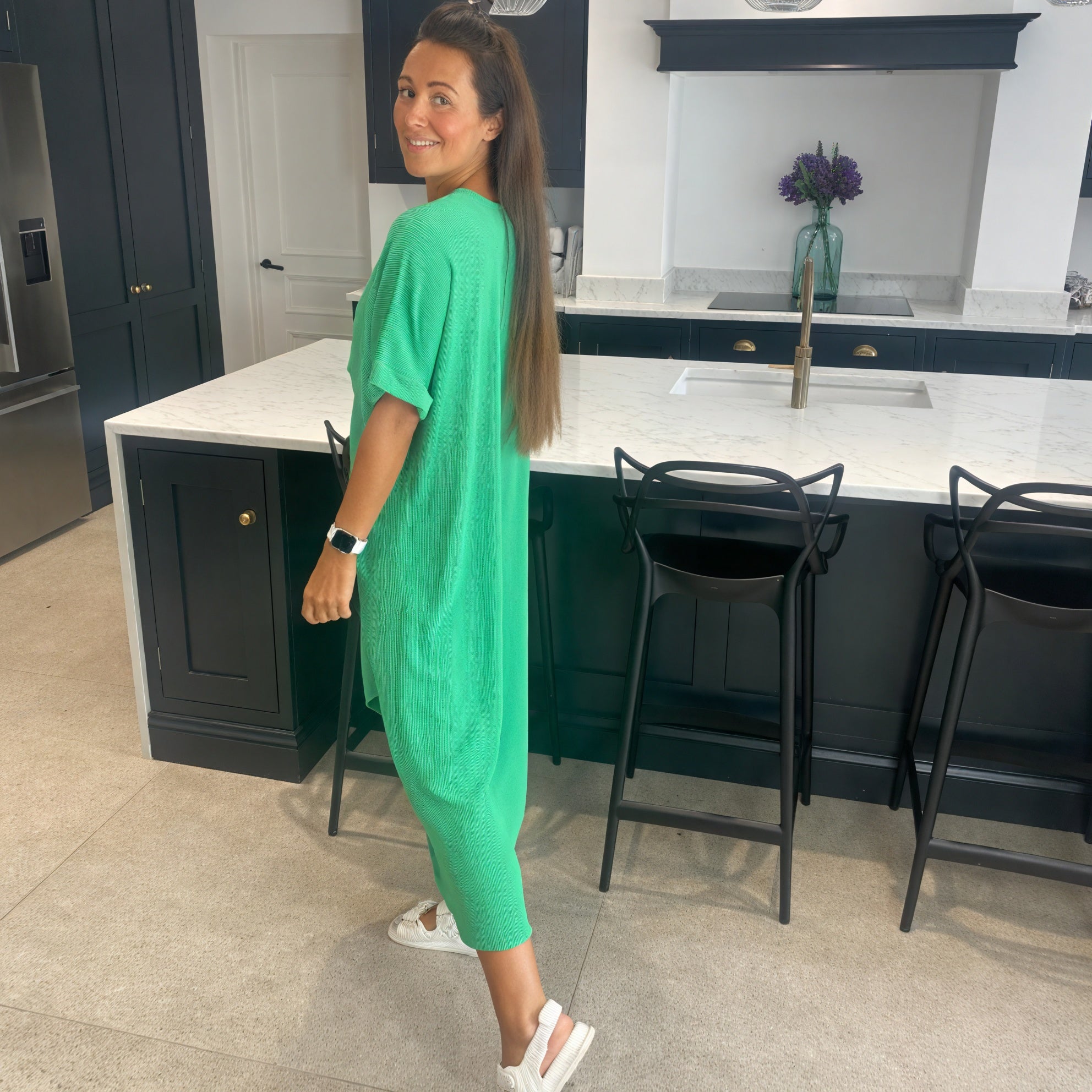 Tiffany Maxi Knot Dress - Blush Boutique Essex