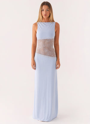 Damen Maxikleid – Ärmellos mit Spitzenpanel, Elegant, Abendkleid-83478-81c6002d-fa81-4278-91ba-bebf65621347