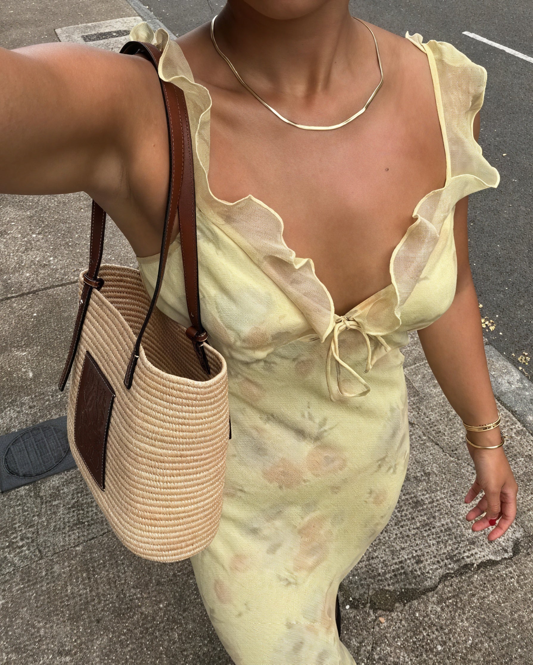 Damen Blumenkleid – Leichter Stoff, Spaghettiträger, Rüschen, Romantischer Sommerstil-83695-9a9aef45-26d4-455b-b1f6-b79729fa20d3