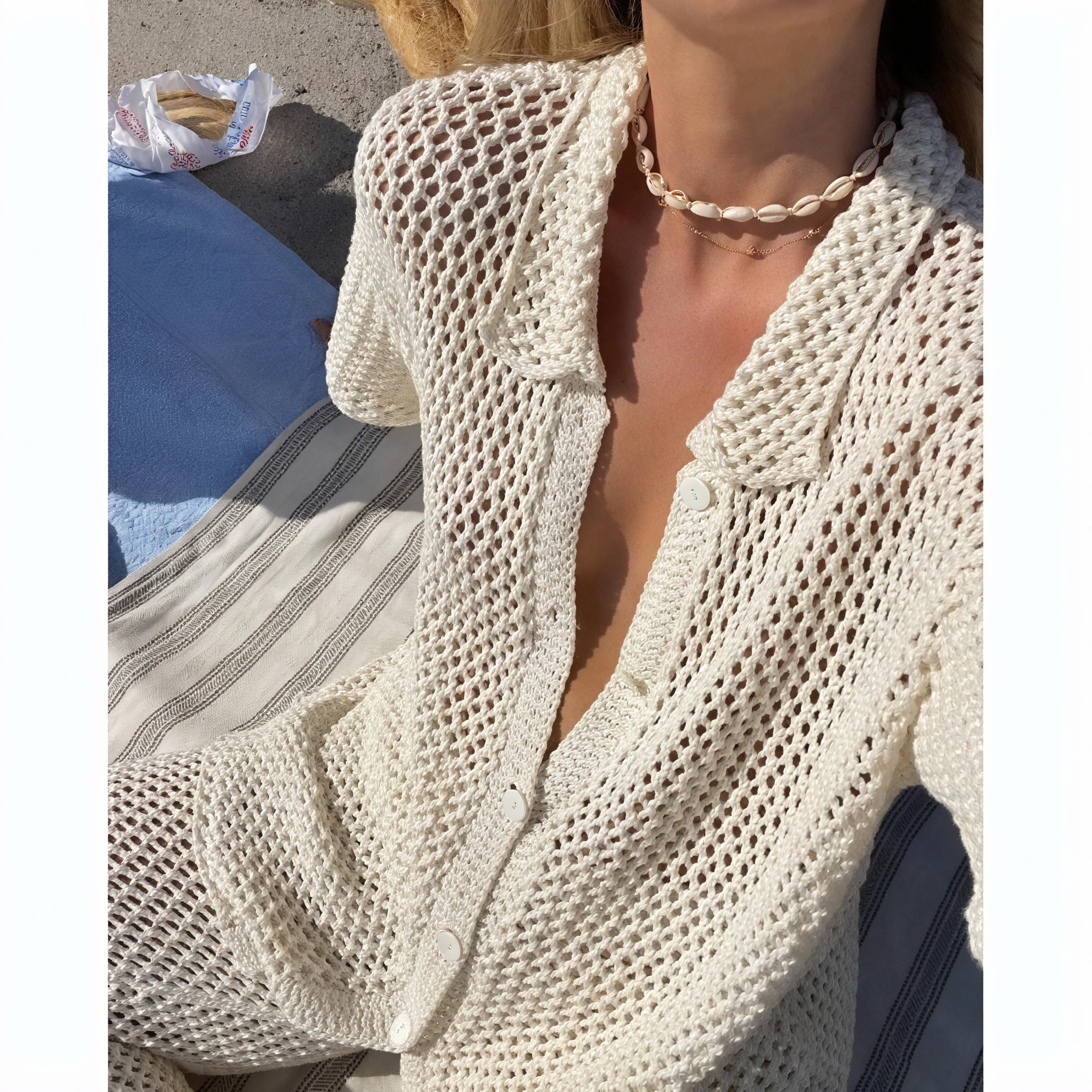 Damen Zweiteiler Strickset – Leichtes Hemd mit Knopfleiste & Hose, Loungewear-83778-83cb4908-d391-456d-8eb5-136860de3d25