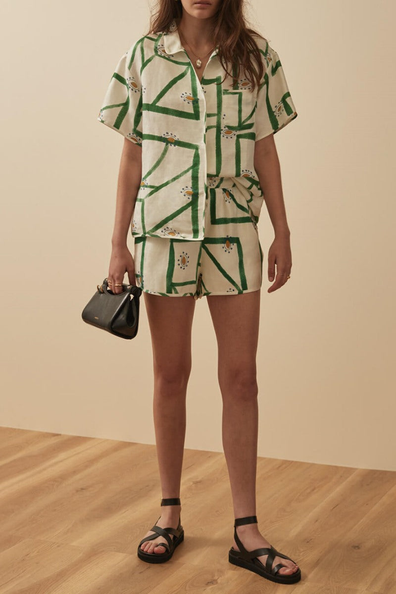 Gemusterte Loungewear Set