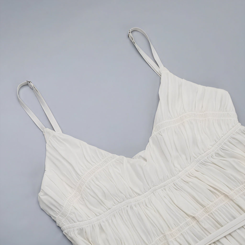 Damen Maxi-Kleid mit Spaghettiträgern, Plissiert, Fließend-83811-96531451-0921-4a5a-8726-d5ce7e28dfad