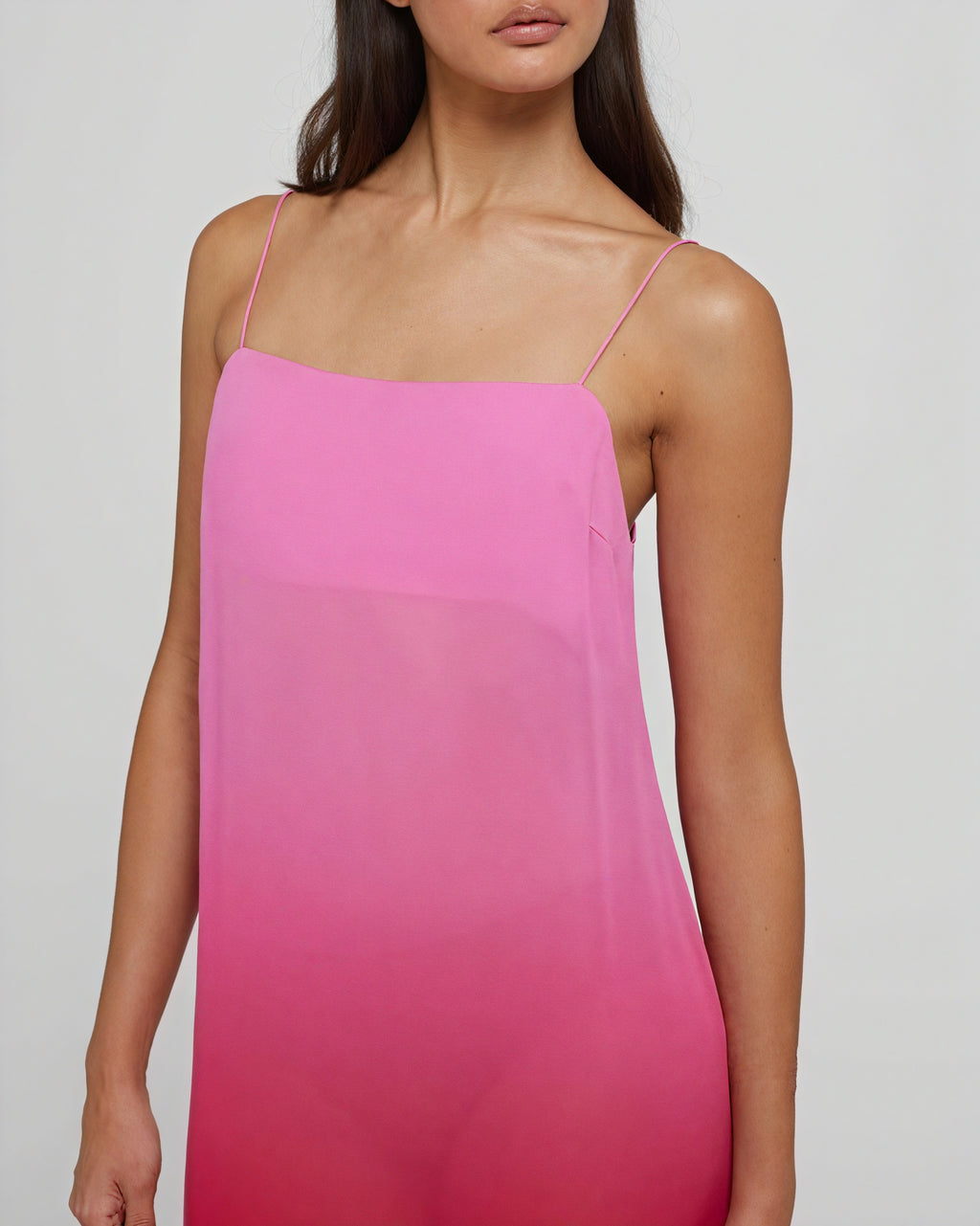 Damen Maxi-Kleid – Ärmellos, Spaghettiträger, Ombre-Farbverlauf, Elegant-83812-fb23526b-87b7-44d2-aa8f-01c937f9cb06