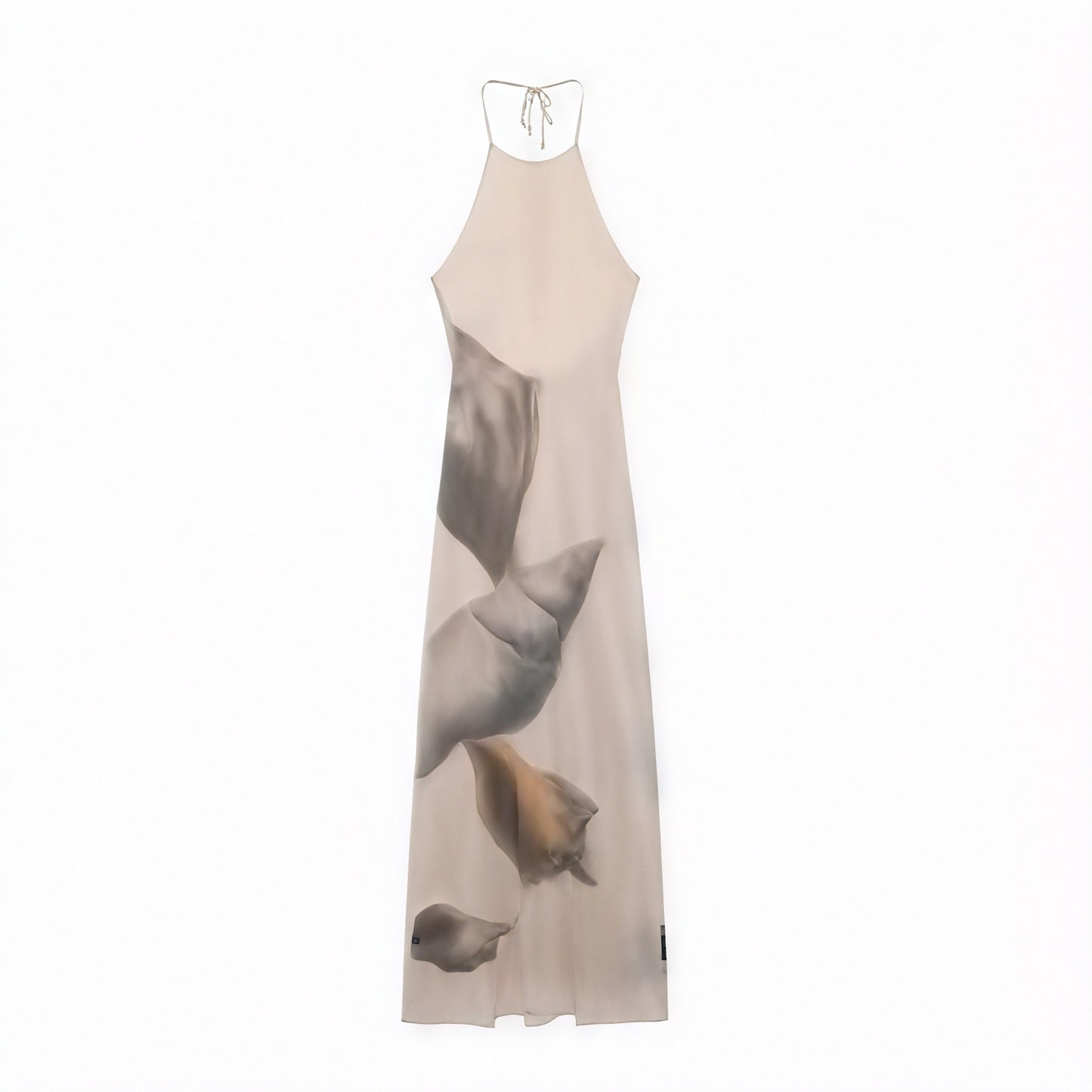Damen Maxikleid – Halterneck, Einzigartiger Print, Strukturiert, Leichtes Material-83816-0ebf7eaa-50c6-484e-b409-a39e3a5a7553