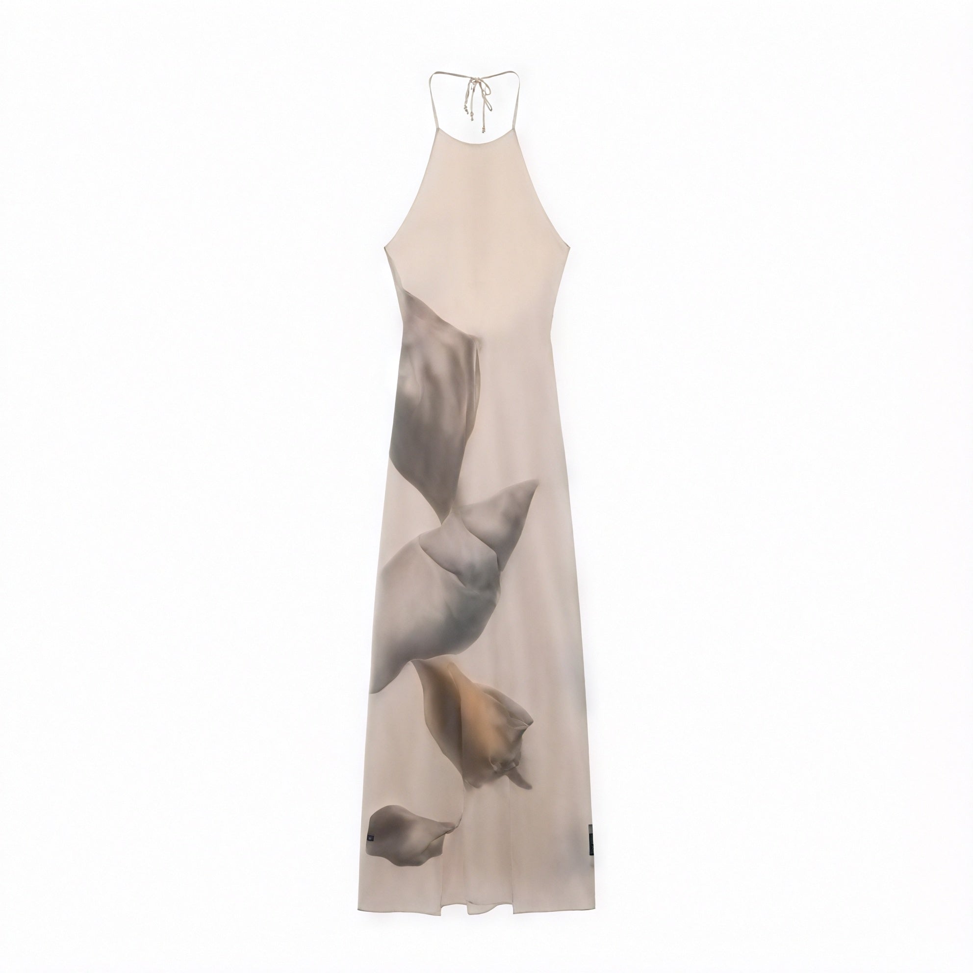 Damen Maxikleid – Halterneck, Einzigartiger Print, Strukturiert, Leichtes Material-83816-0ebf7eaa-50c6-484e-b409-a39e3a5a7553