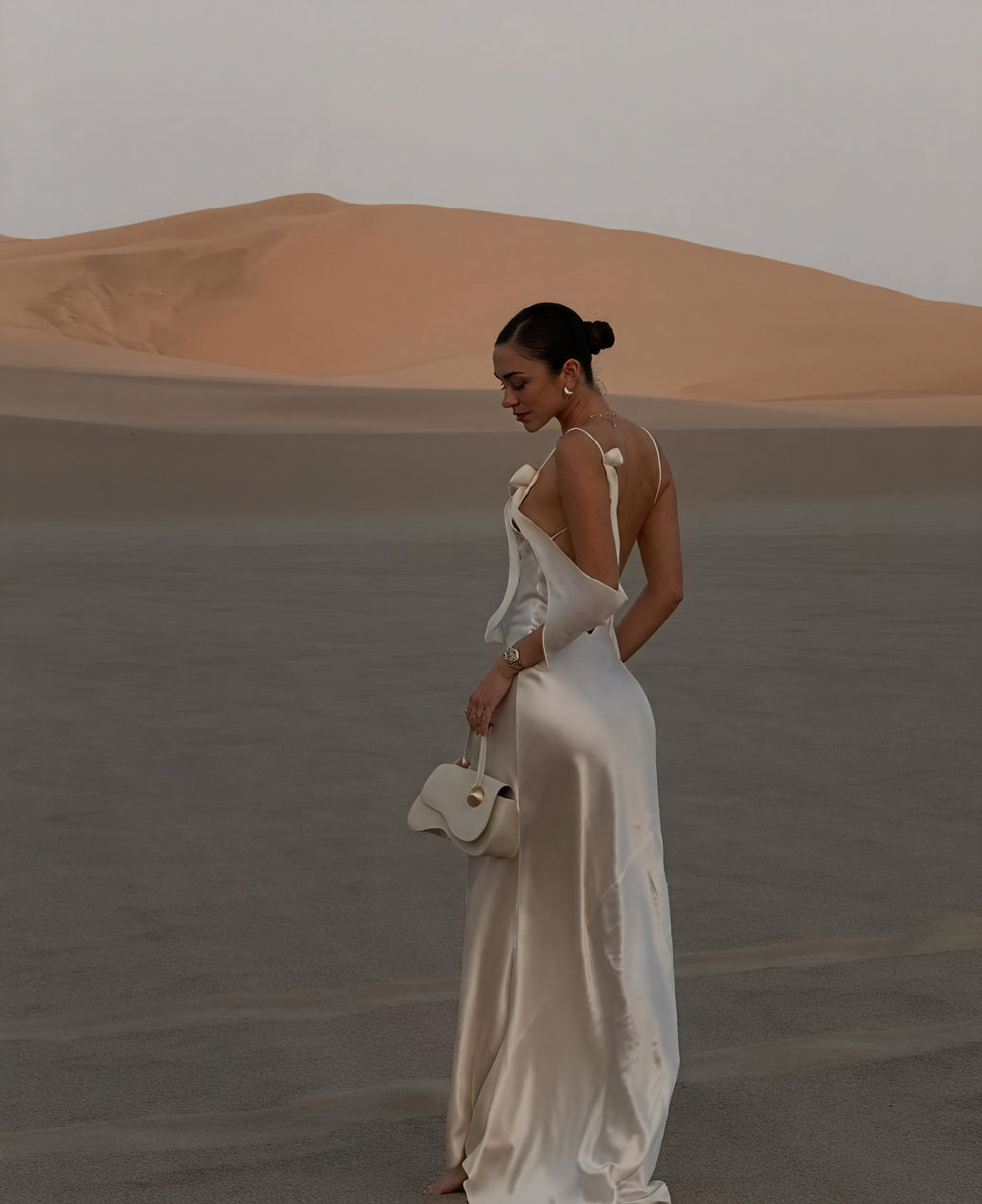 Damen Satin Maxikleid – Wasserfallausschnitt, Spaghettiträger, bodenlang-83831-2e25bf7c-8956-4e31-b06a-eb7f0e81bd3c