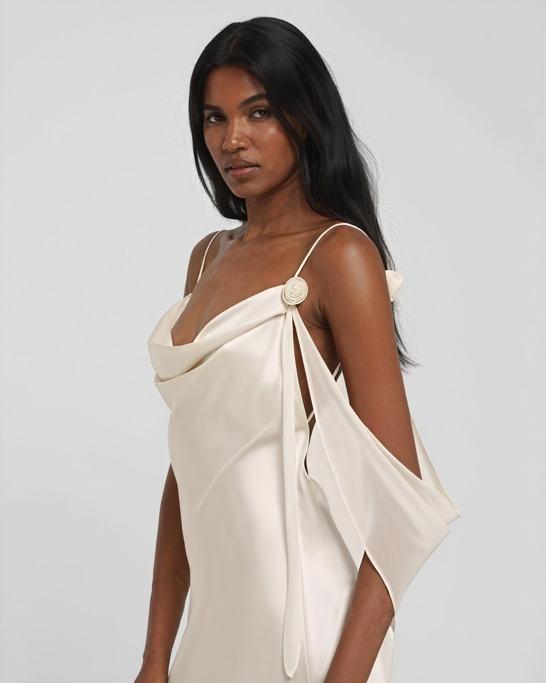 Damen Satin Maxikleid – Wasserfallausschnitt, Spaghettiträger, bodenlang-83831-b760b857-21dd-416e-a020-dfa62c8cadb4