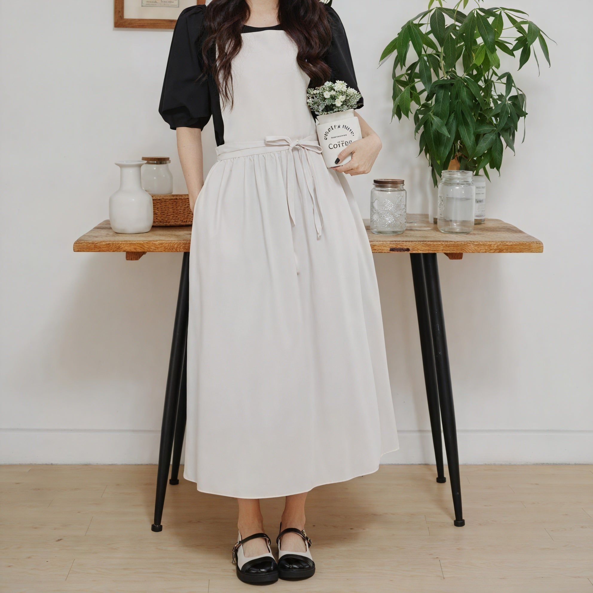 Damen Kleid – Ärmellos, Taillengürtel, Taschen, Vielseitig-83947-486a3b21-5953-4f05-9495-c7c23bdf6b84