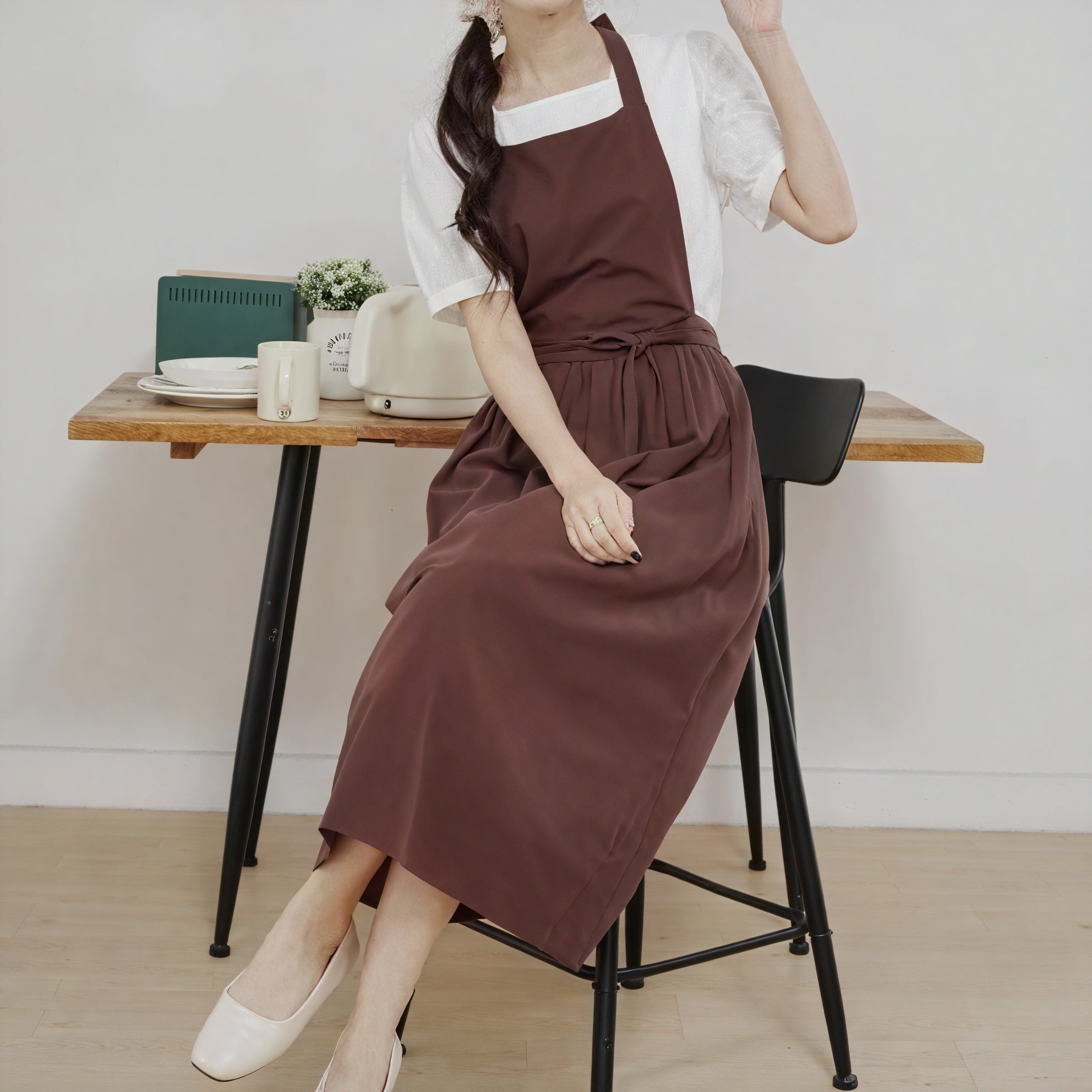 Damen Kleid – Ärmellos, Taillengürtel, Taschen, Vielseitig-83947-3d4da888-f504-40ca-8935-b4b7508dccd2