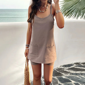 Lässiges Set mit Top und Shorts