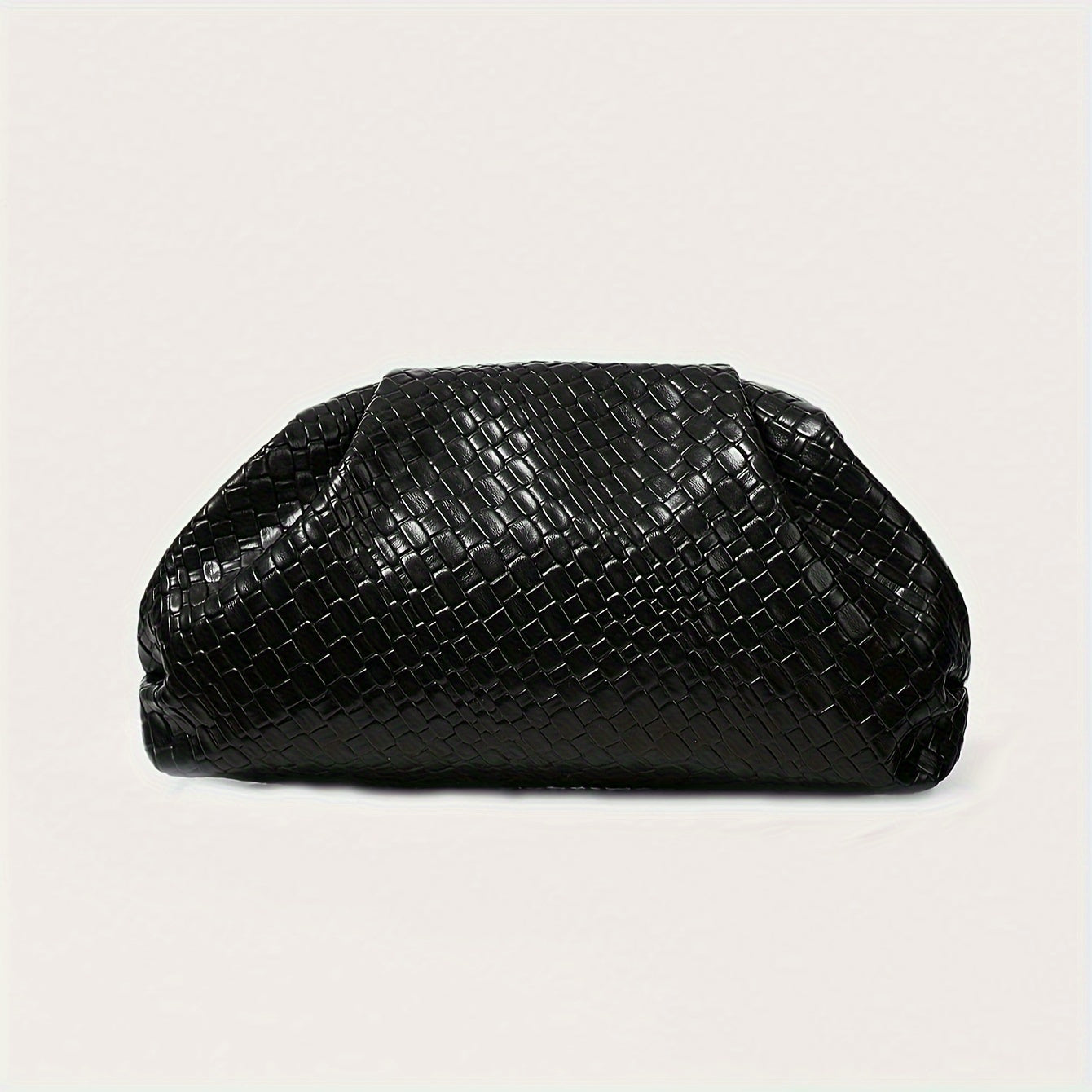 Elegante Clutch mit gewebter Textur