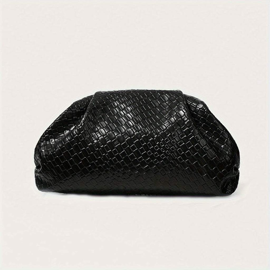 Elegante Clutch mit gewebter Textur