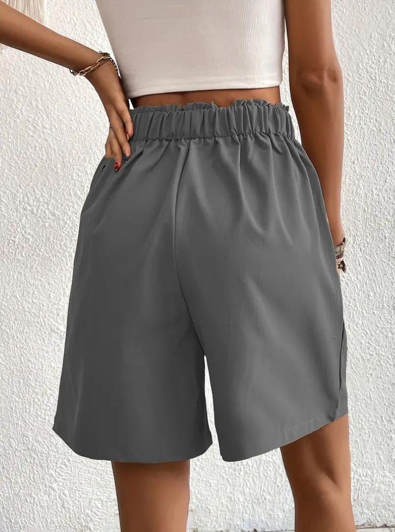 Damen Shorts – Hochtailliert, Bundfalten, mit Taschen-82558-945c1670-2a86-48af-a96f-14598114cc85