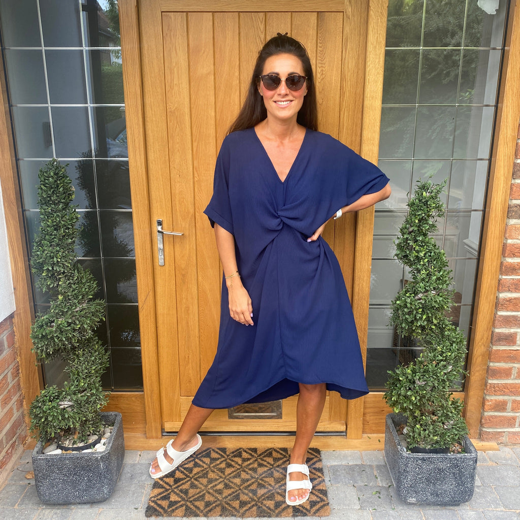 Tiffany Maxi Knot Dress - Blush Boutique Essex