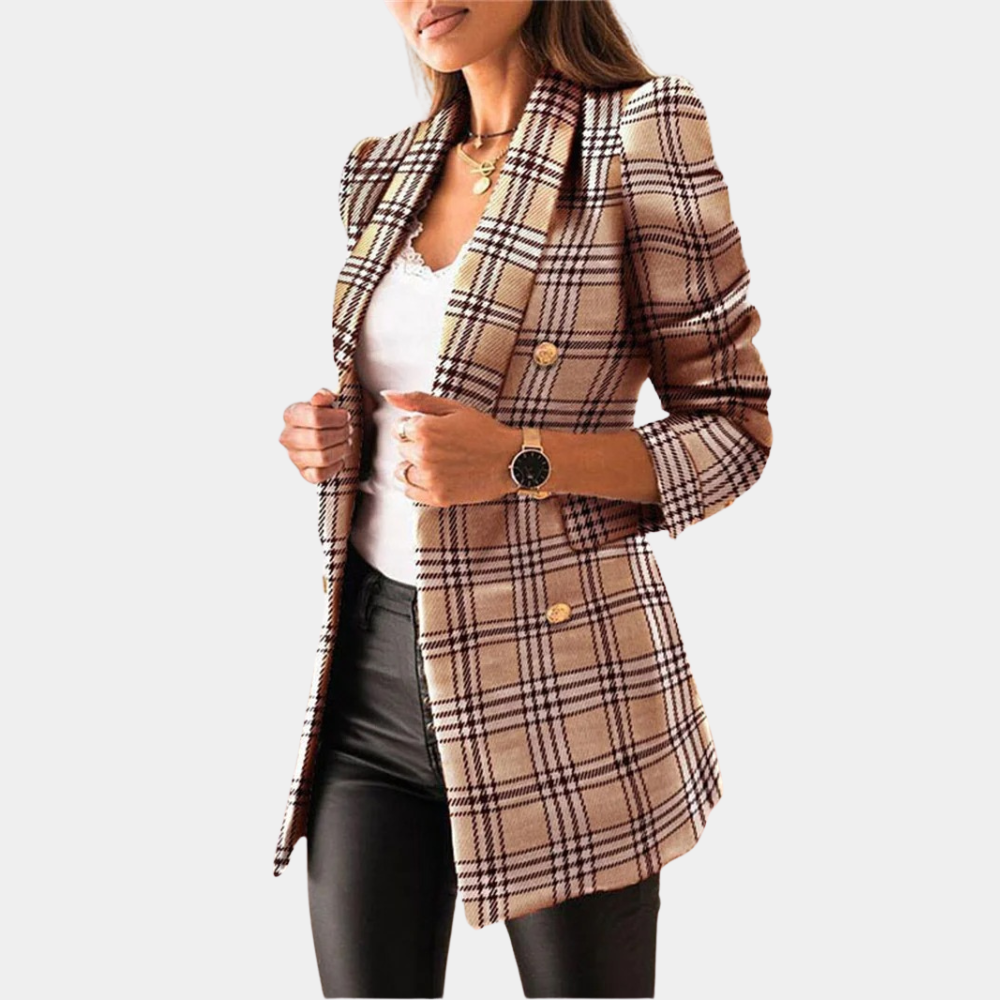 Carmen | Stylischer zweireihiger Tweed-Blazer - Elle Zürich