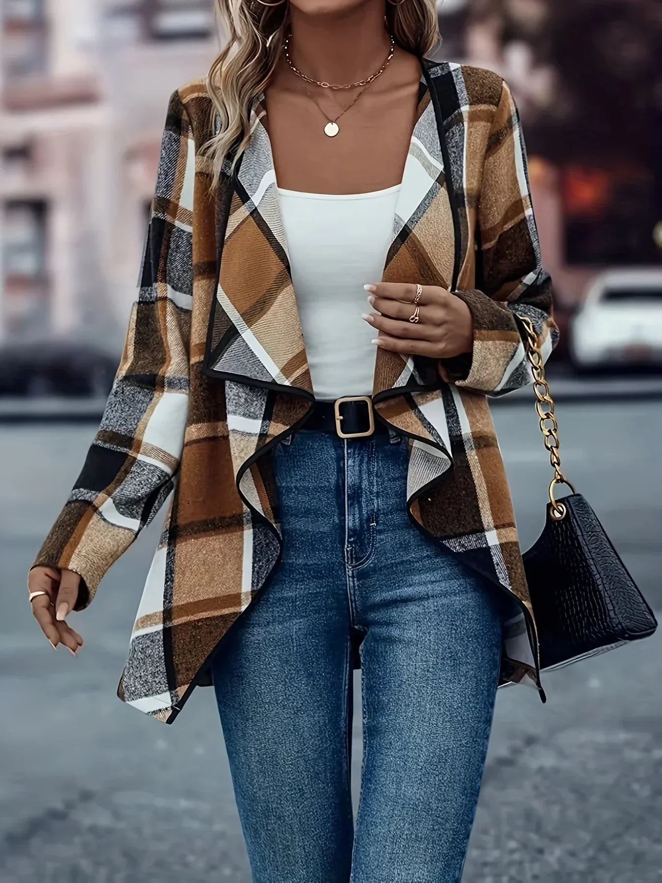 Damen Wollmantel | Khaki | Übergangszeit