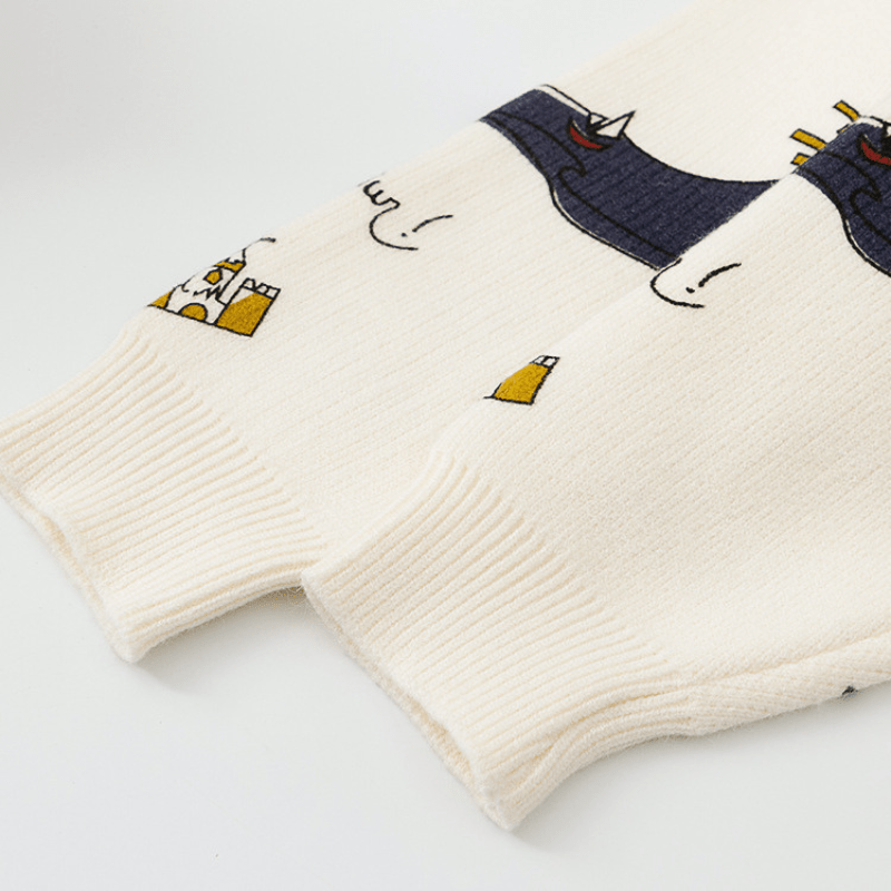 Verspielter Oversized Cardigan