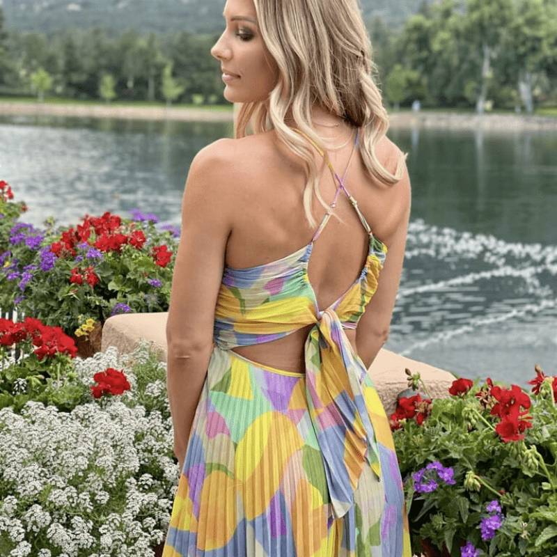 Verspieltes Midi-Kleid für den Sommer