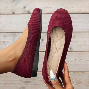 Elegante Strick-Ballerinas für jeden Tag