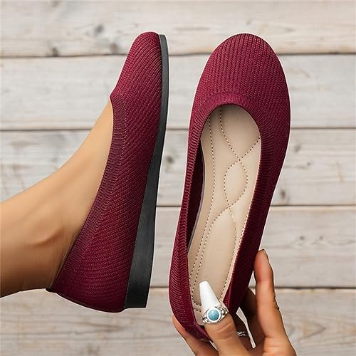Elegante Strick-Ballerinas für jeden Tag