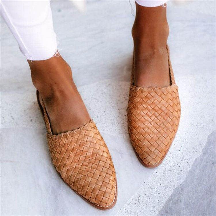 Woven Slingback Schuhe für jeden Anlass