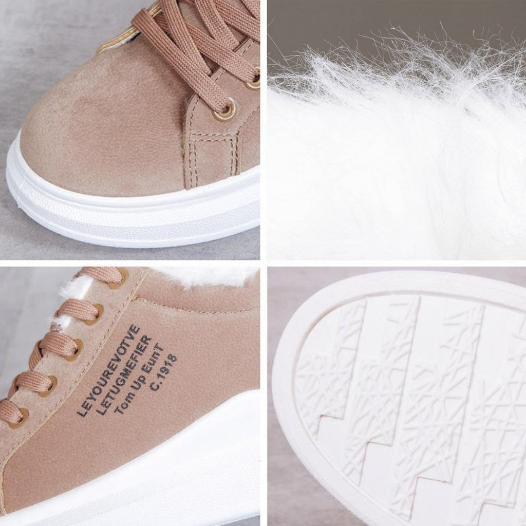 Winter-Sneakers mit Futter & Struktur