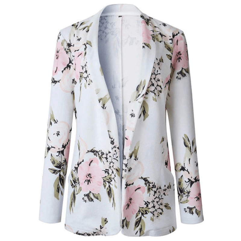Eleganter Blazer mit floralem Design