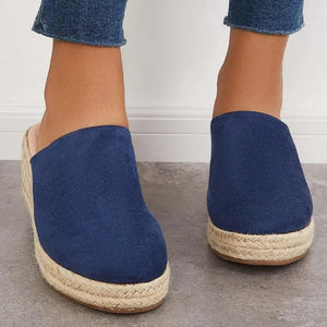 Damen Schuhe – Wildleder Keil-Espadrille, Slip-On Design, Sommer Stil-83367-c5b7b9a8-21a4-43a1-b96d-9bc654c82470