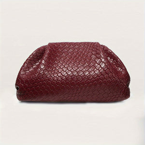 Elegante Clutch mit gewebter Textur