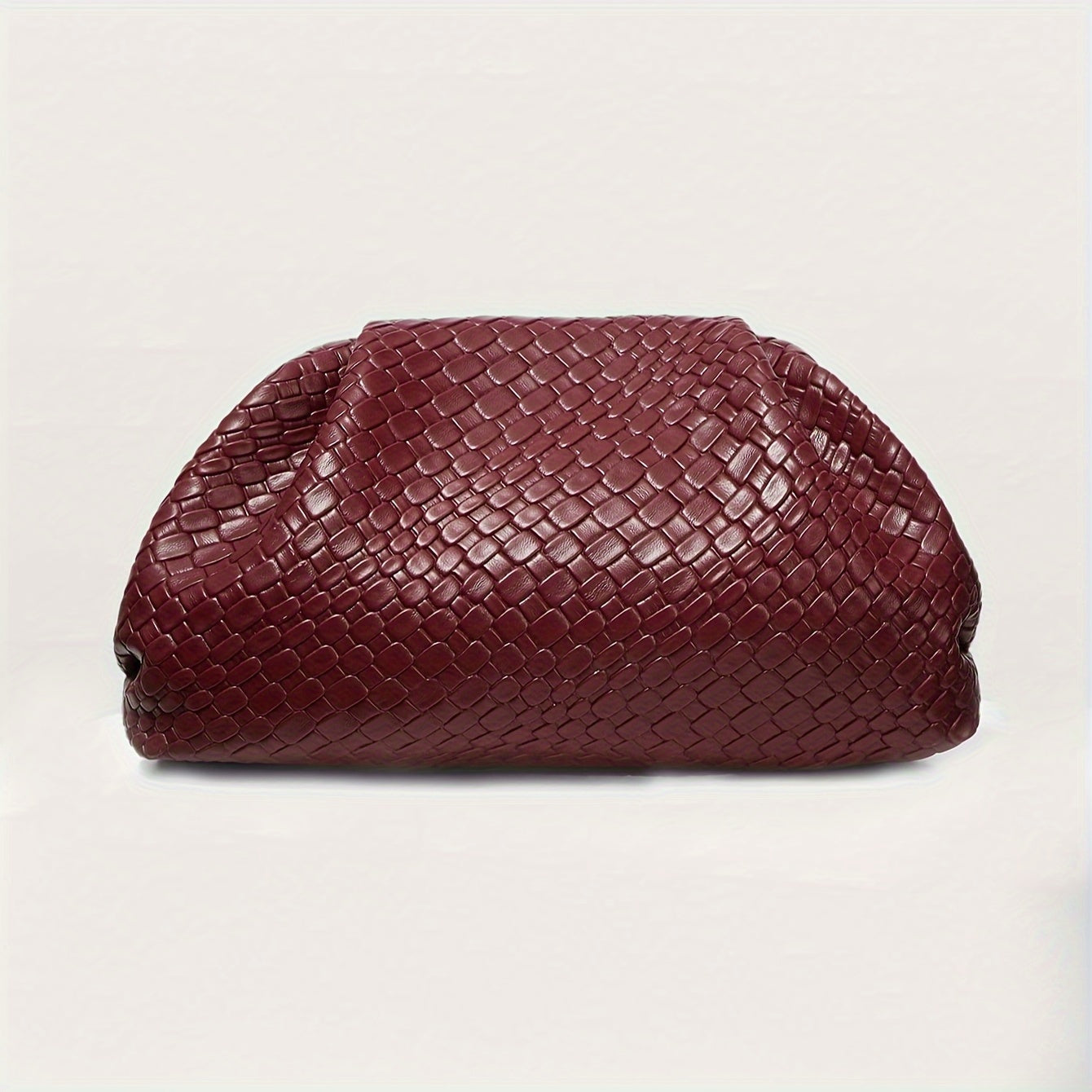 Elegante Clutch mit gewebter Textur