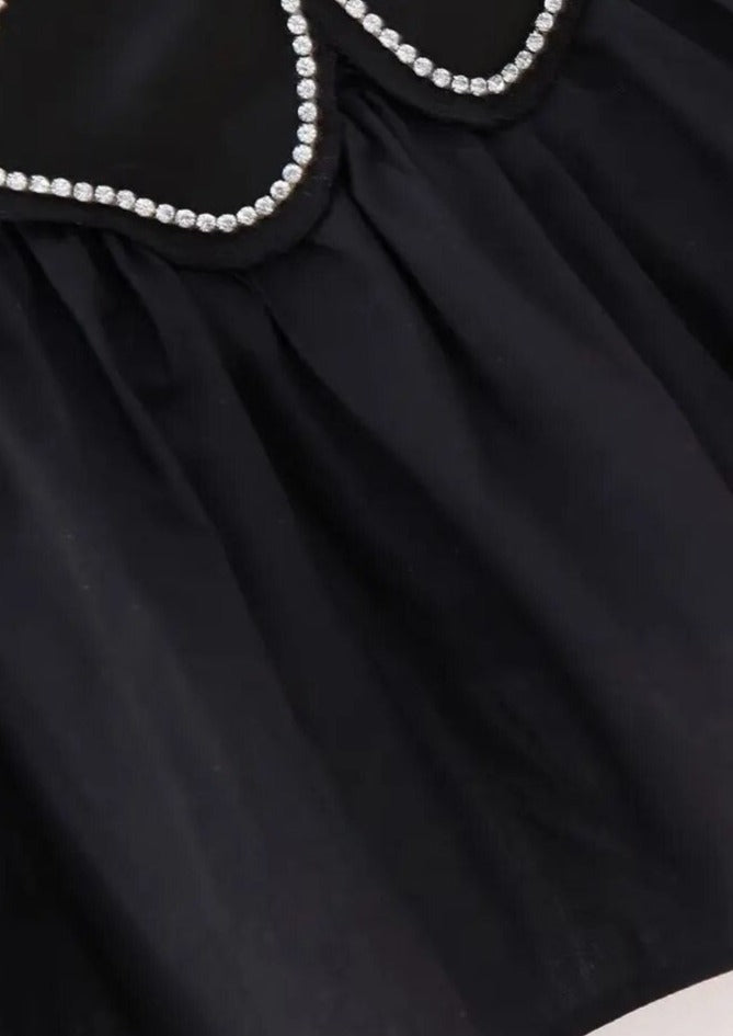 Blütenbesetztes Peplum-Top mit Neckholder