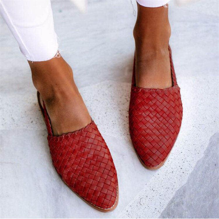 Woven Slingback Schuhe für jeden Anlass